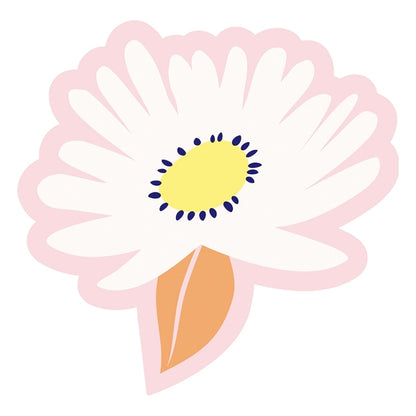 Unique Hello Spring Daisy Floral Vinyl Stickers (3 Pack) Weather Friendly