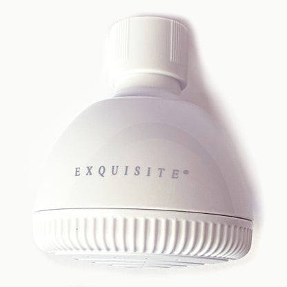 Exquisite 1-Function Spray Jet Shower Head - 520 1110WT (White)