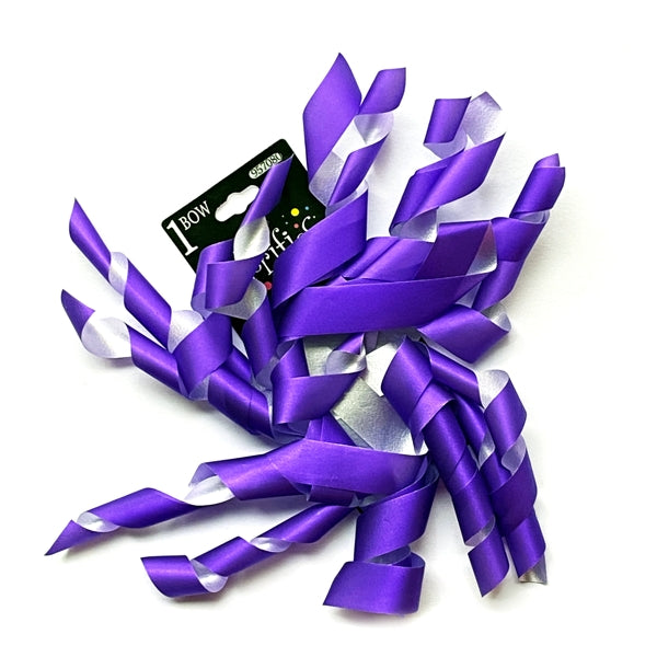 Colorifics Neon Curly Streamer Bow Gift Topper - 5" (Select Color)