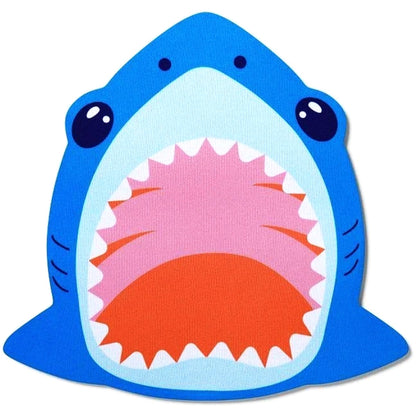 HeyDay Shark-Shaped Non-Slip Mouse Pad - Blue (6" x 8")