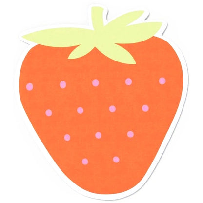 HeyDay Strawberry-Shaped Non-Slip Mouse Pad - Red (9" x 8")