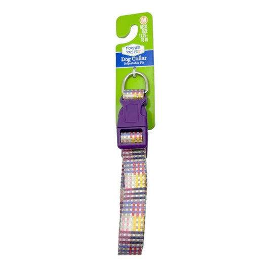 Forever Pals Adjustable Small Dog Collar - 9-14 in. Neck Size (Select Color)