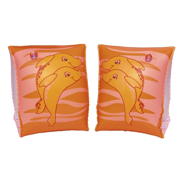 Bestway H2O Go! Dolphins Swimming Armband Floats - Ages 3-6 (One Pair) Select Color