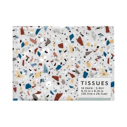 Designer 3-Ply Facial Tissues Pack - 10 count (Select Style) Pocket Travel Size - DollarFanatic.com