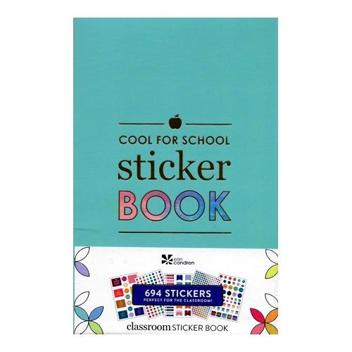 Erin Condren Teacher Cool For School Classroom Sticker Book (694 Stickers) - DollarFanatic.com