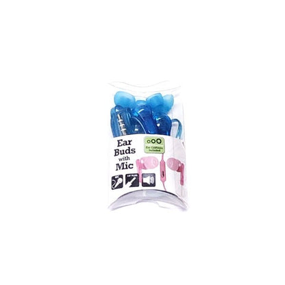 GetCharged Earbuds with Microphone (Select Transparent Color) Includes Extra Ear Bud Cushion Tips - DollarFanatic.com